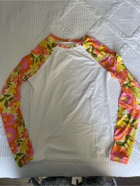 Billabong Summer Folk Long Sleeve UPF 50 Rashguard size L